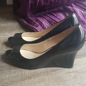 Cole Haan Black Patent Leather Heels, 8